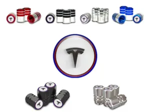 Tesla Protections Valve Vélos Acier Inoxydable